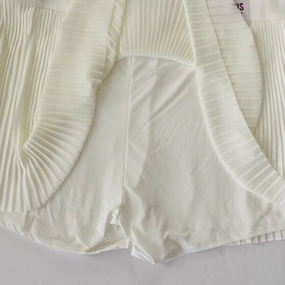 Vanilla Star | Accordion Pleat Tennis Skort NWT 3X Cream - Picture 9 of 9